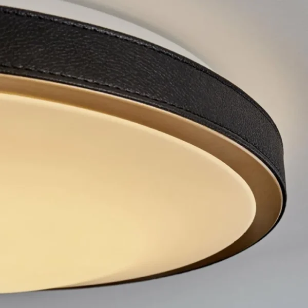hofstein Plafonnier Kelva LED Vieux laiton, Noir, Blanc, 1 lumière* Lampes Modernes