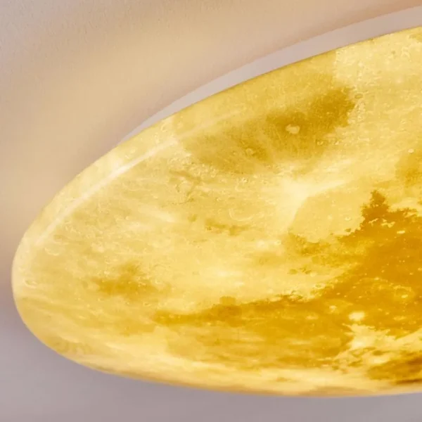 hofstein Plafonnier Keru LED Blanc, 1 lumière, Télécommandes* Lampes Modernes