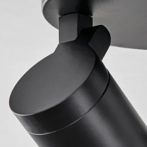 hofstein Plafonnier Khnar Noir, 3 lumières* Lampes En Verre