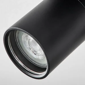 hofstein Plafonnier Khnar Noir, 3 lumières* Lampes En Verre