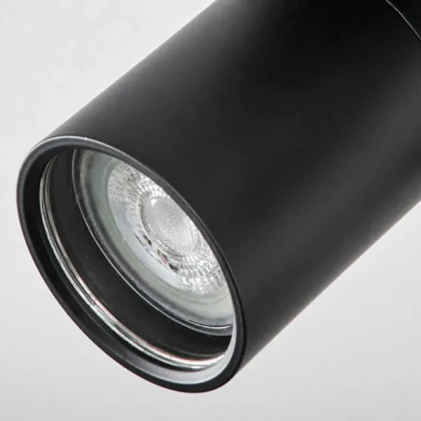 hofstein Plafonnier Khnar Noir, 3 lumières* Lampes En Verre