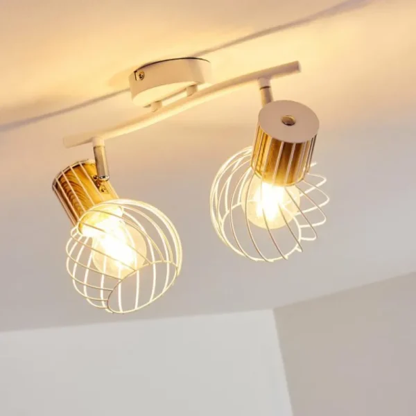 hofstein Plafonnier Koler Blanc, 2 lumières* Lampes Modernes