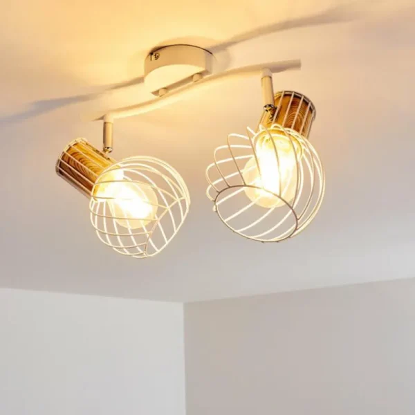 hofstein Plafonnier Koler Blanc, 2 lumières* Lampes Modernes