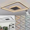 hofstein Plafonnier Kolo LED Blanc, 1 lumière, Télécommandes* Lampes Modernes