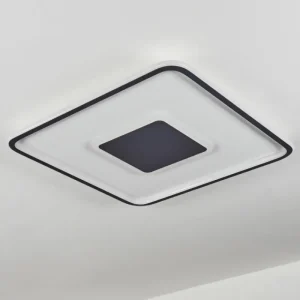 hofstein Plafonnier Kolo LED Blanc, 1 lumière, Télécommandes* Lampes Modernes
