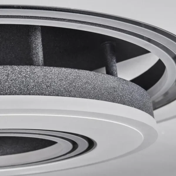 hofstein Plafonnier Kolo LED Gris, Blanc, 1 lumière, Télécommandes* Lampes Modernes