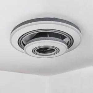 hofstein Plafonnier Kolo LED Gris, Blanc, 1 lumière, Télécommandes* Lampes Modernes