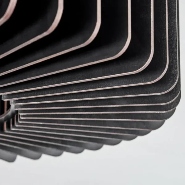 hofstein Plafonnier Konbongou Noir, 1 lumière* Lampes Modernes