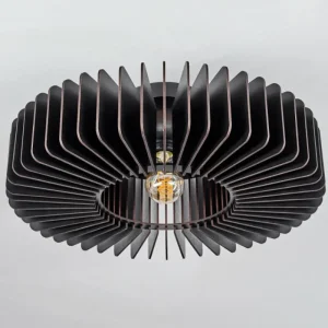 hofstein Plafonnier Konbongou Noir, 1 lumière* Lampes Modernes
