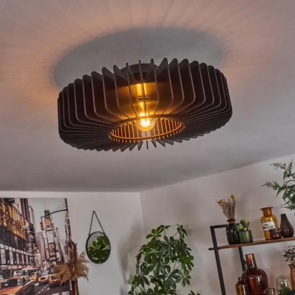 hofstein Plafonnier Konbongou Noir, 1 lumière* Lampes Modernes