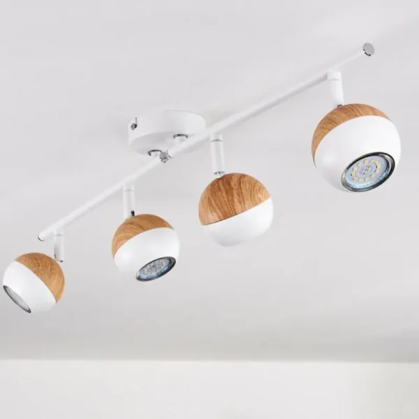 hofstein Plafonnier Kotaoa LED Blanc, 4 lumières* Lampes Modernes