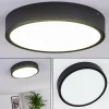 hofstein Plafonnier Kragos LED Noir, 1 lumière* Lampes Modernes
