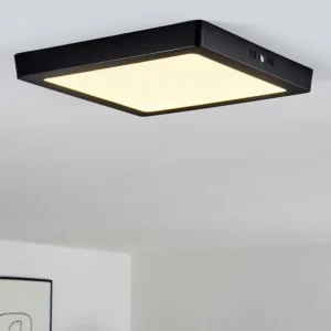 hofstein Plafonnier Kragos Noir, 1 lumière* Lampes Modernes