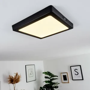 hofstein Plafonnier Kragos Noir, 1 lumière* Lampes Modernes