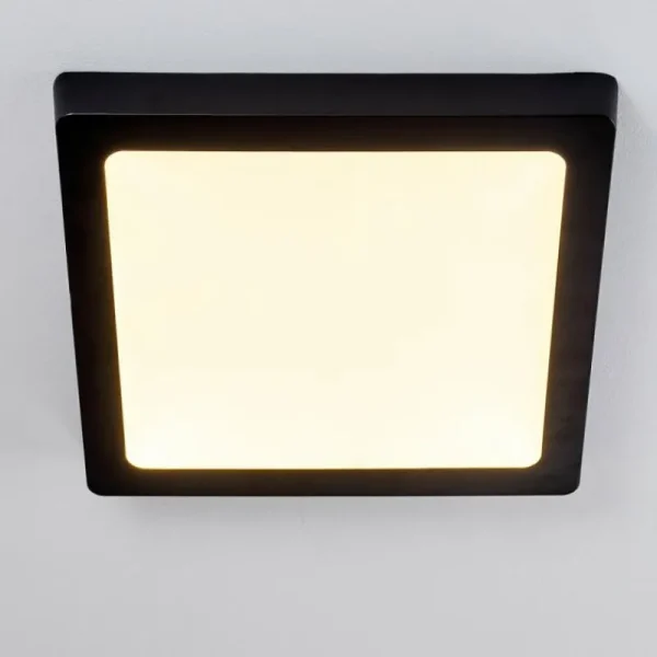 hofstein Plafonnier Kragos Noir, 1 lumière* Lampes Modernes