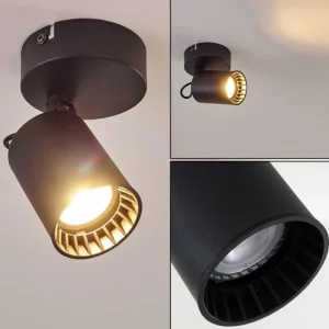 hofstein Plafonnier Kullaberg Noir, 1 lumière* Lampes Modernes