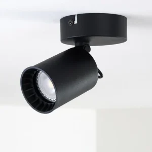 hofstein Plafonnier Kullaberg Noir, 1 lumière* Lampes Modernes