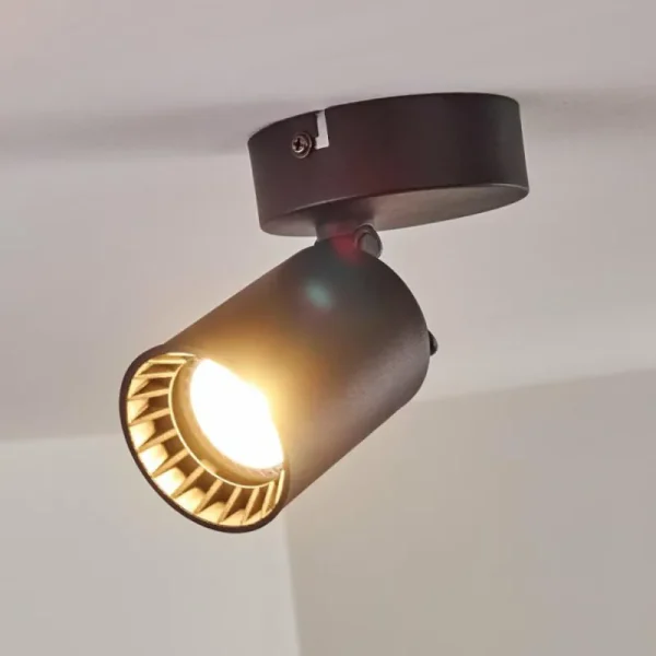 hofstein Plafonnier Kullaberg Noir, 1 lumière* Lampes Modernes