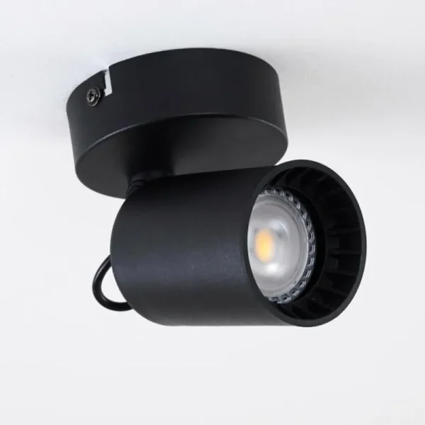 hofstein Plafonnier Kullaberg Noir, 1 lumière* Lampes Modernes