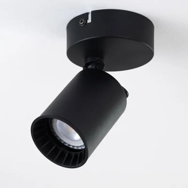 hofstein Plafonnier Kullaberg Noir, 1 lumière* Lampes Modernes