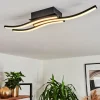 hofstein Plafonnier Kumahu LED Noir, 1 lumière* Lampes Modernes