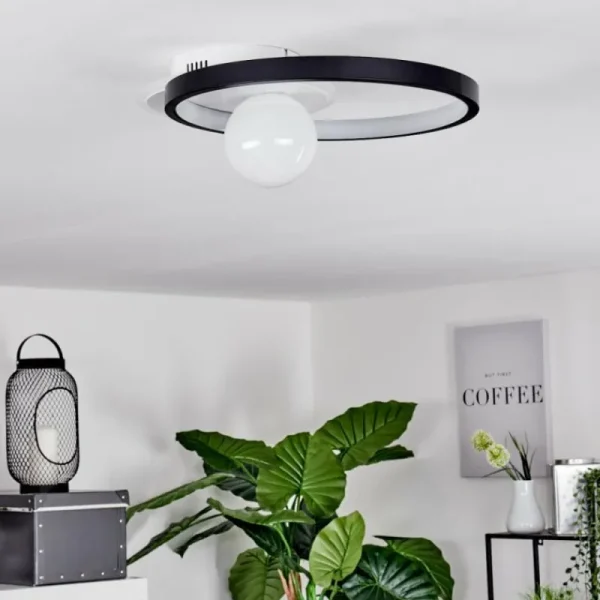 hofstein Plafonnier Lahela LED Blanc, 1 lumière* Lampes Modernes