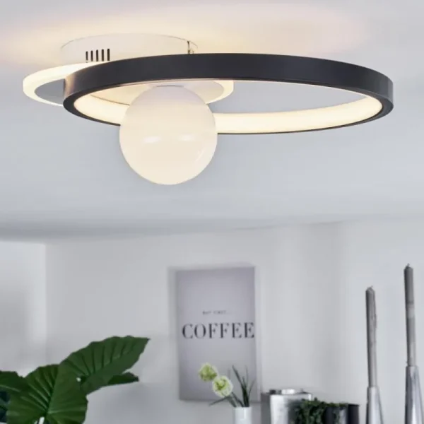 hofstein Plafonnier Lahela LED Blanc, 1 lumière* Lampes Modernes