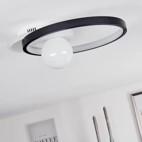 hofstein Plafonnier Lahela LED Blanc, 1 lumière* Lampes Modernes