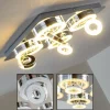 hofstein Plafonnier Lakeshore LED Chrome, 8 lumières* Lampes Modernes