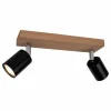 hofstein Plafonnier Languileo Bois clair, 2 lumières* Lampes Modernes