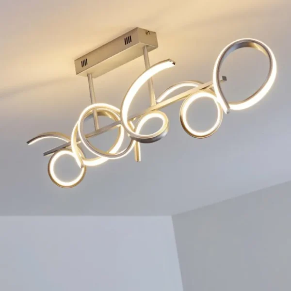 hofstein Plafonnier Lavaca LED Argenté, 1 lumière* Lampes Modernes