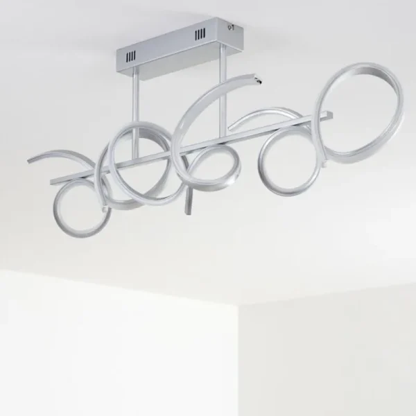 hofstein Plafonnier Lavaca LED Argenté, 1 lumière* Lampes Modernes