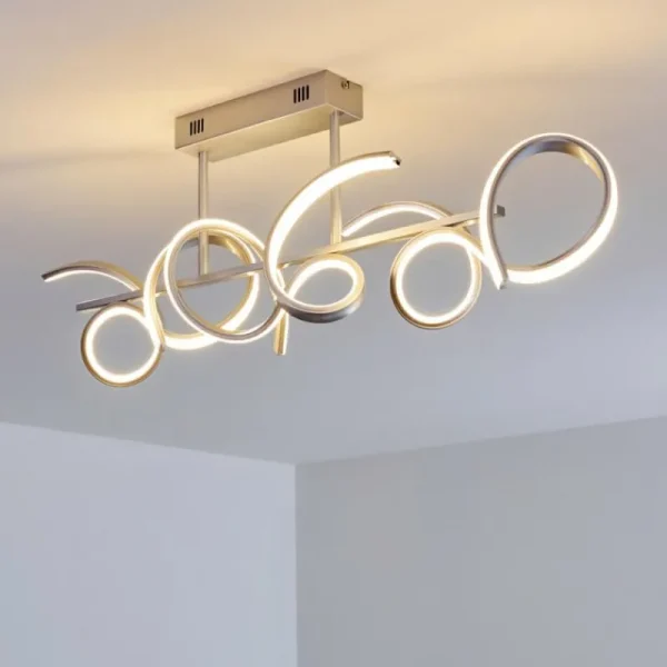 hofstein Plafonnier Lavaca LED Argenté, 1 lumière* Lampes Modernes