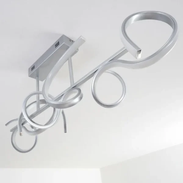 hofstein Plafonnier Lavaca LED Argenté, 1 lumière* Lampes Modernes