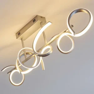 hofstein Plafonnier Lavaca LED Argenté, 1 lumière* Lampes Modernes
