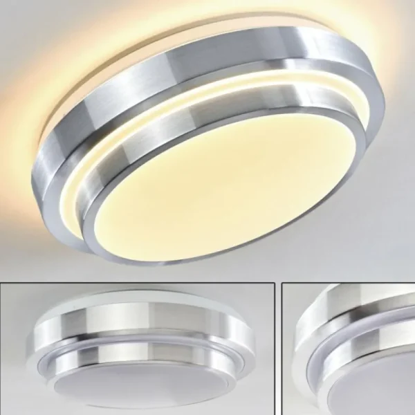 hofstein Plafonnier LED SORA Blanc, 1 lumière* Lampes Modernes