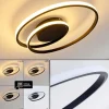 hofstein Plafonnier Leksund LED Noir, 1 lumière* Lampes Modernes