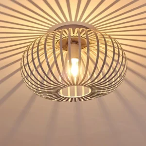 hofstein Plafonnier Lepa Gris, 1 lumière* Lampes Modernes