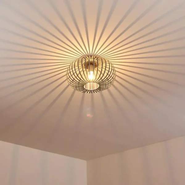 hofstein Plafonnier Lepa Gris, 1 lumière* Lampes Modernes