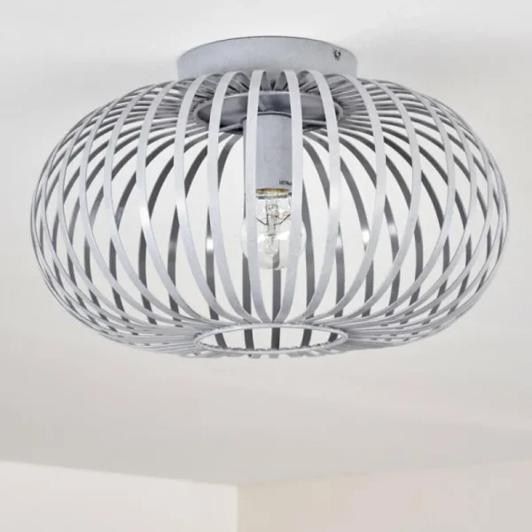 hofstein Plafonnier Lepa Gris, 1 lumière* Lampes Modernes