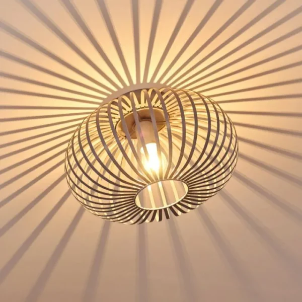 hofstein Plafonnier Lepa Gris, 1 lumière* Lampes Modernes