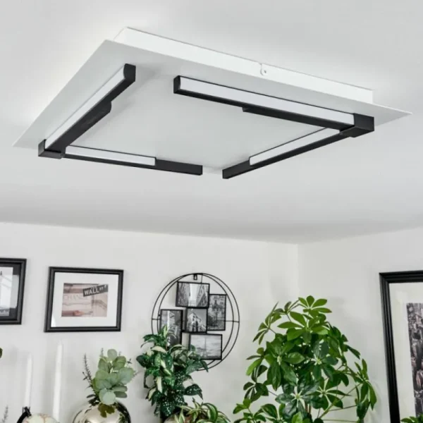 hofstein Plafonnier Leroux LED Blanc, 1 lumière* Lampes Modernes