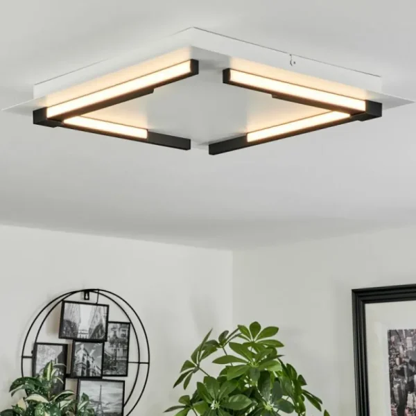 hofstein Plafonnier Leroux LED Blanc, 1 lumière* Lampes Modernes