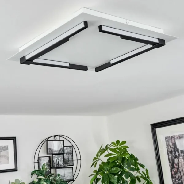 hofstein Plafonnier Leroux LED Blanc, 1 lumière* Lampes Modernes