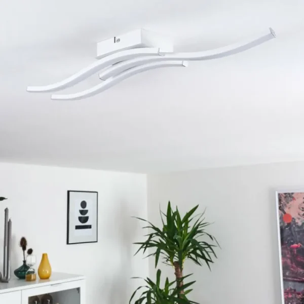 hofstein Plafonnier Letala LED Blanc, 3 lumières* Lampes Modernes