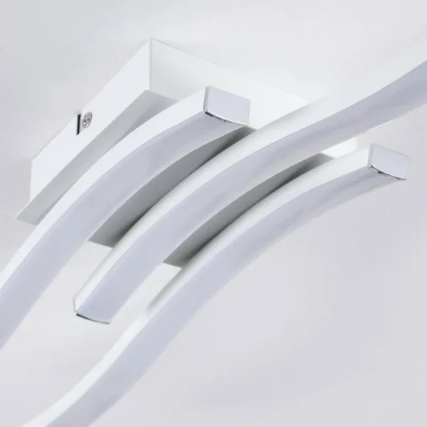 hofstein Plafonnier Letala LED Blanc, 3 lumières* Lampes Modernes