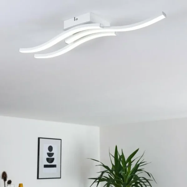 hofstein Plafonnier Letala LED Blanc, 3 lumières* Lampes Modernes