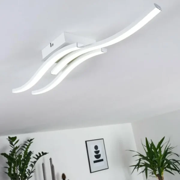 hofstein Plafonnier Letala LED Blanc, 3 lumières* Lampes Modernes