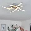 hofstein Plafonnier Letala LED Nickel mat, 4 lumières* Lampes Modernes