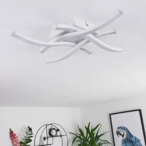 hofstein Plafonnier Letala LED Noir, 4 lumières* Lampes Modernes